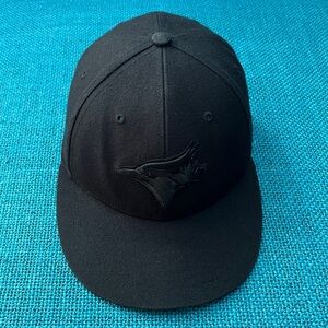 ‘47 Brand Toronto Blue Jays Logo SnapBack Hat Cap Black OSFA